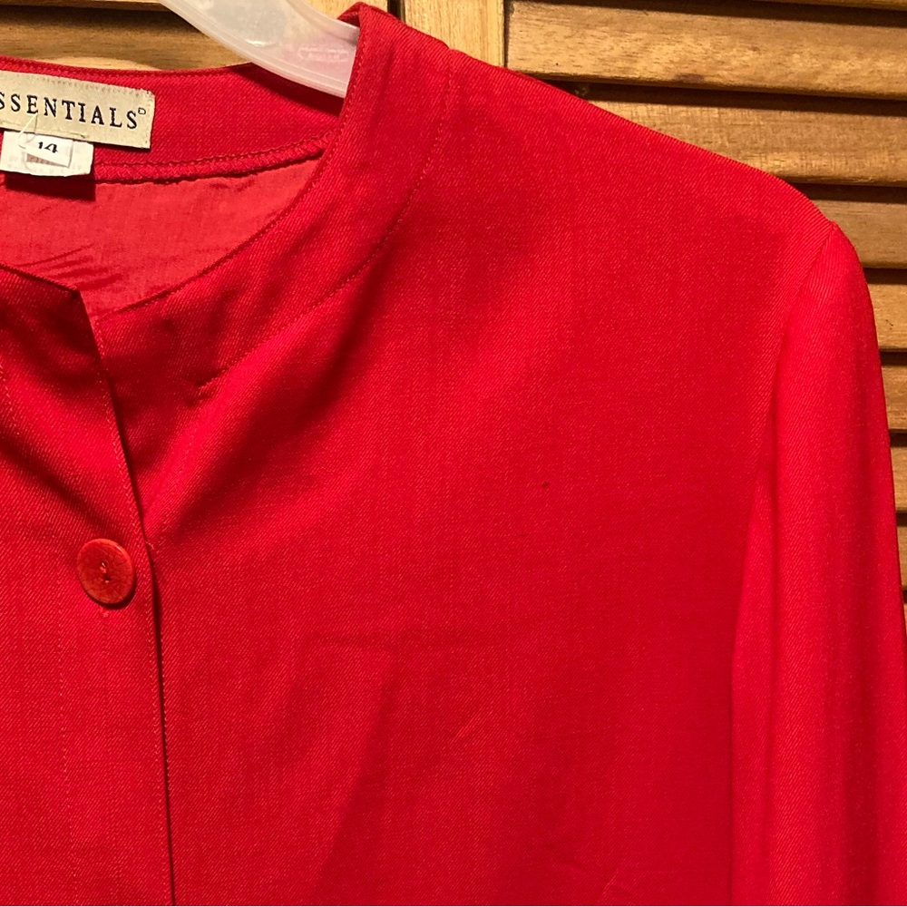 Essentials Red Jacket - Picture 8 of 12